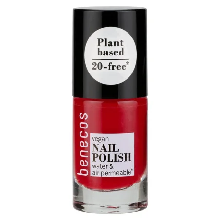 Benecos Nail Polish - vintage red - Perméable à l'eau et à l'oxygène 5ml