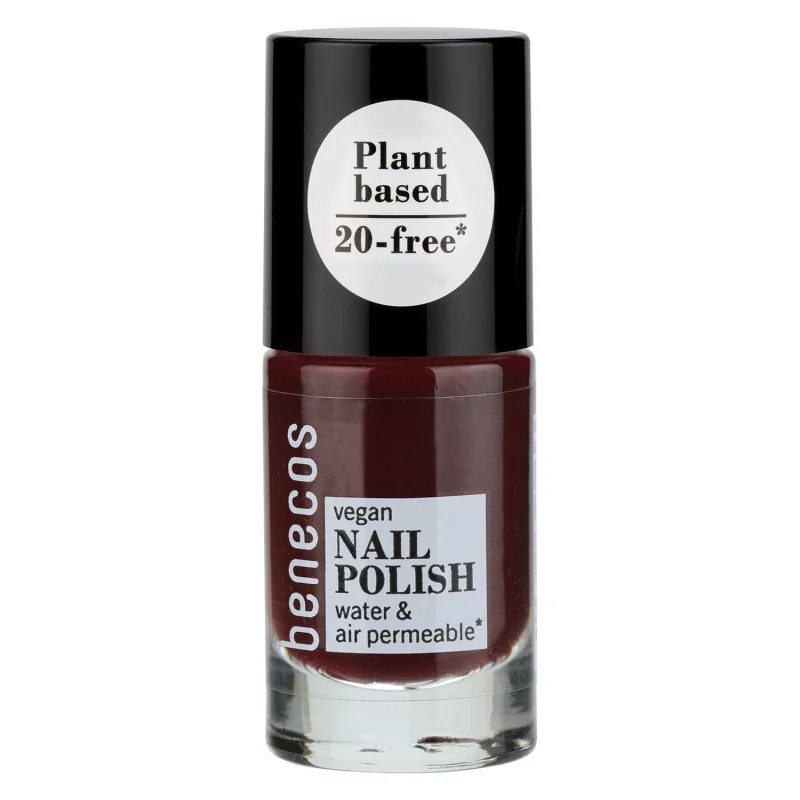 Benecos Nail Polish - vamp - perméable à l'eau et à l'oxygène 5ml