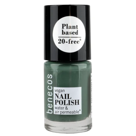 Benecos Nail Polish - sage green - perméable à l'eau et à l'oxygène 5ml
