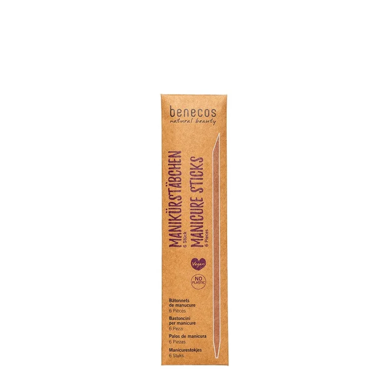 Benecos Bâtons de manucure, lot de 6