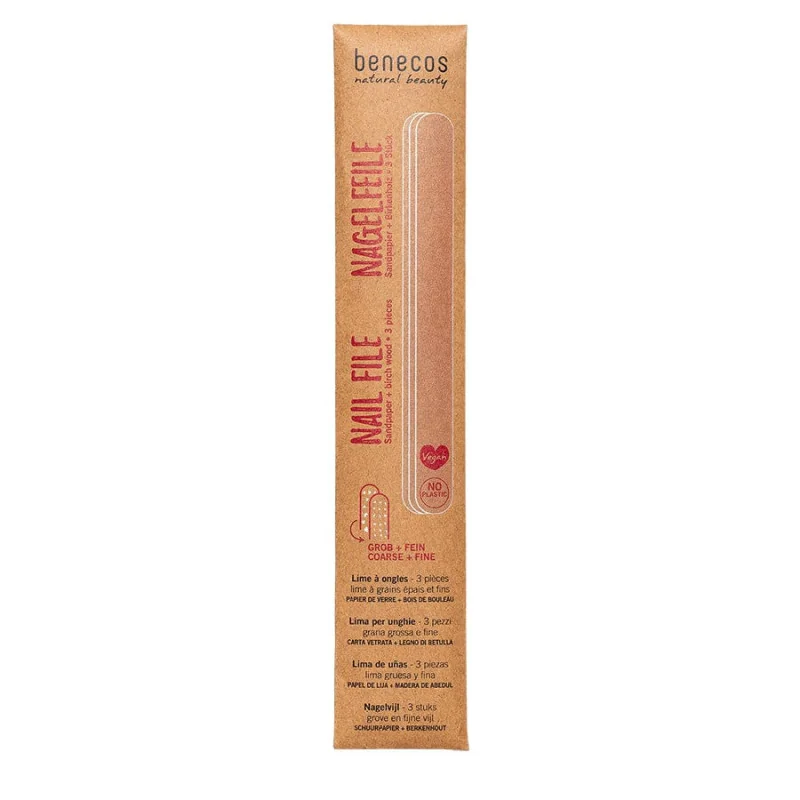 Benecos Limes à ongles, lot de 3