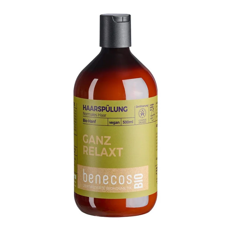 Benecos BIO APRÈS-SHAMPOOING CHEVEUX NORMAUX CHANVRE 500ml