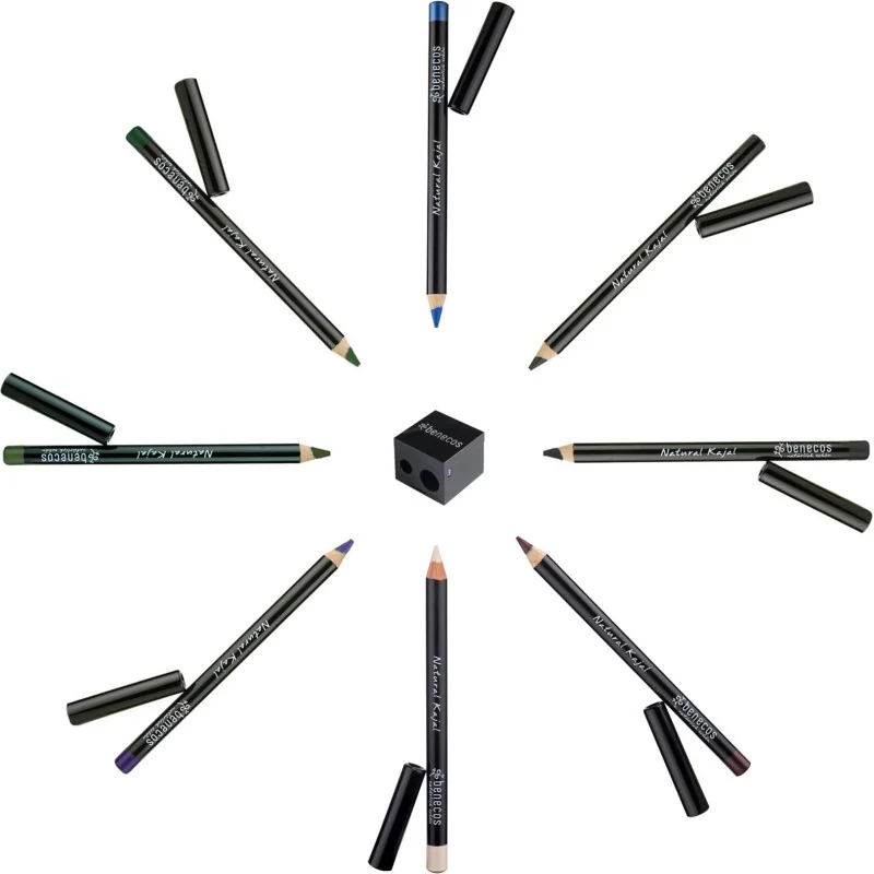 BENECOS NATURAL kit 8 KAJAL + taille-crayon