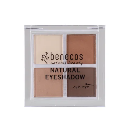 Benecos Natural Quattro Eyeshadow - coffee & cream